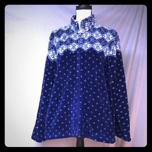 Talbots fuzzy jacket